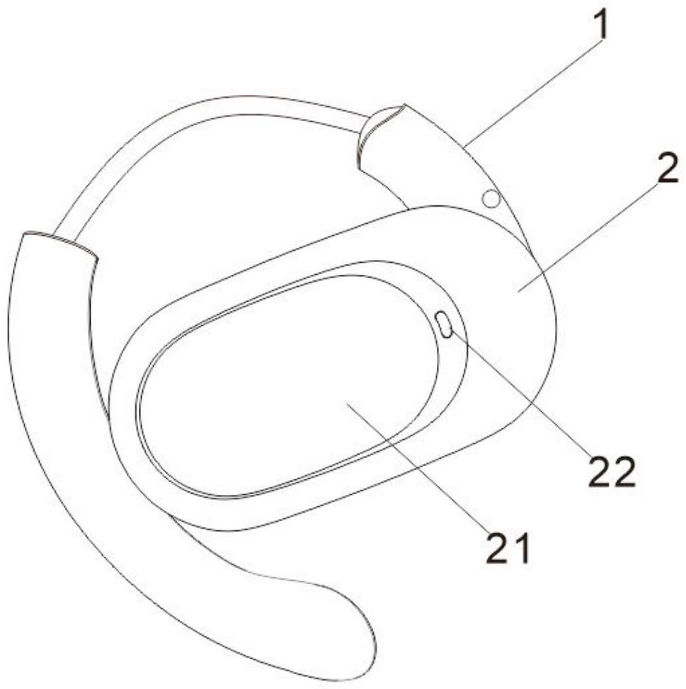 一种线性耳挂组件及其耳机的制作方法
