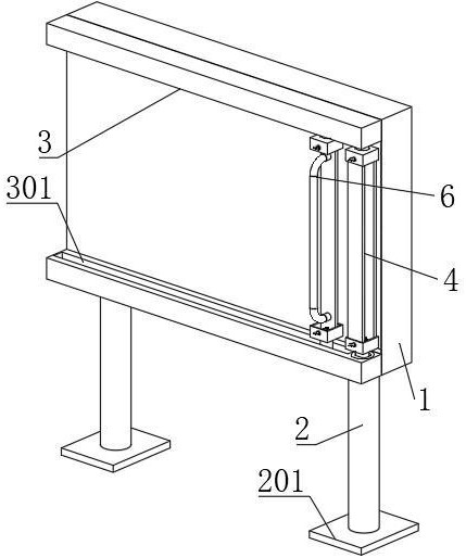 一种户外施工图比对用固定架的制作方法