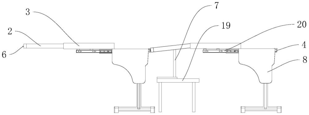教室防地震桌椅组件的制作方法