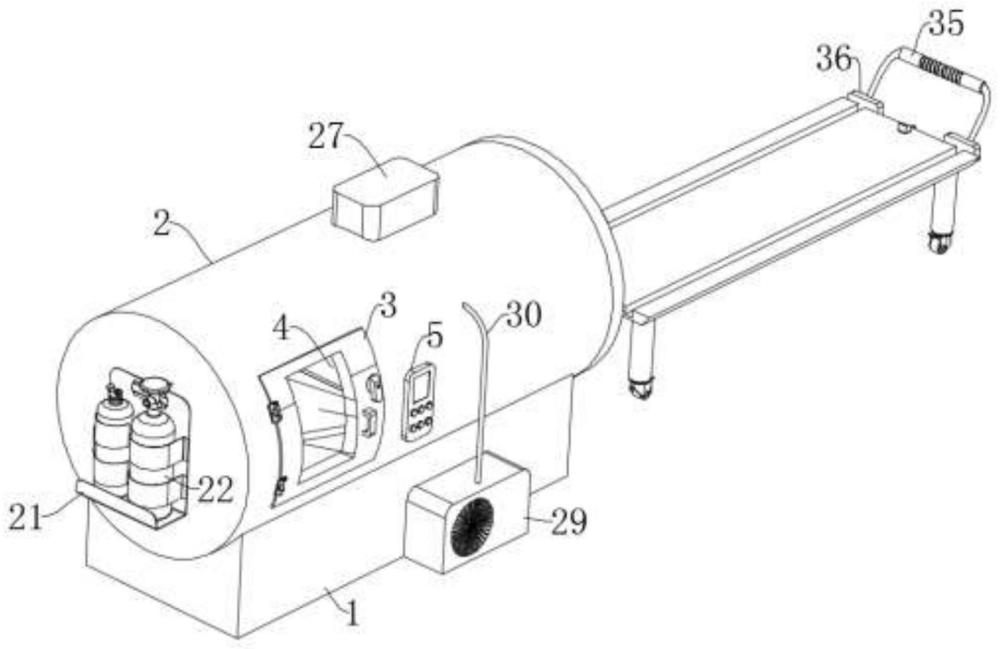 一种移动式高压氧治疗装置及其使用方法与流程