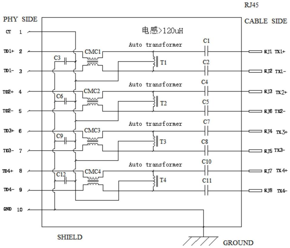 电容耦合电路及连接以太网电路的设备的制作方法