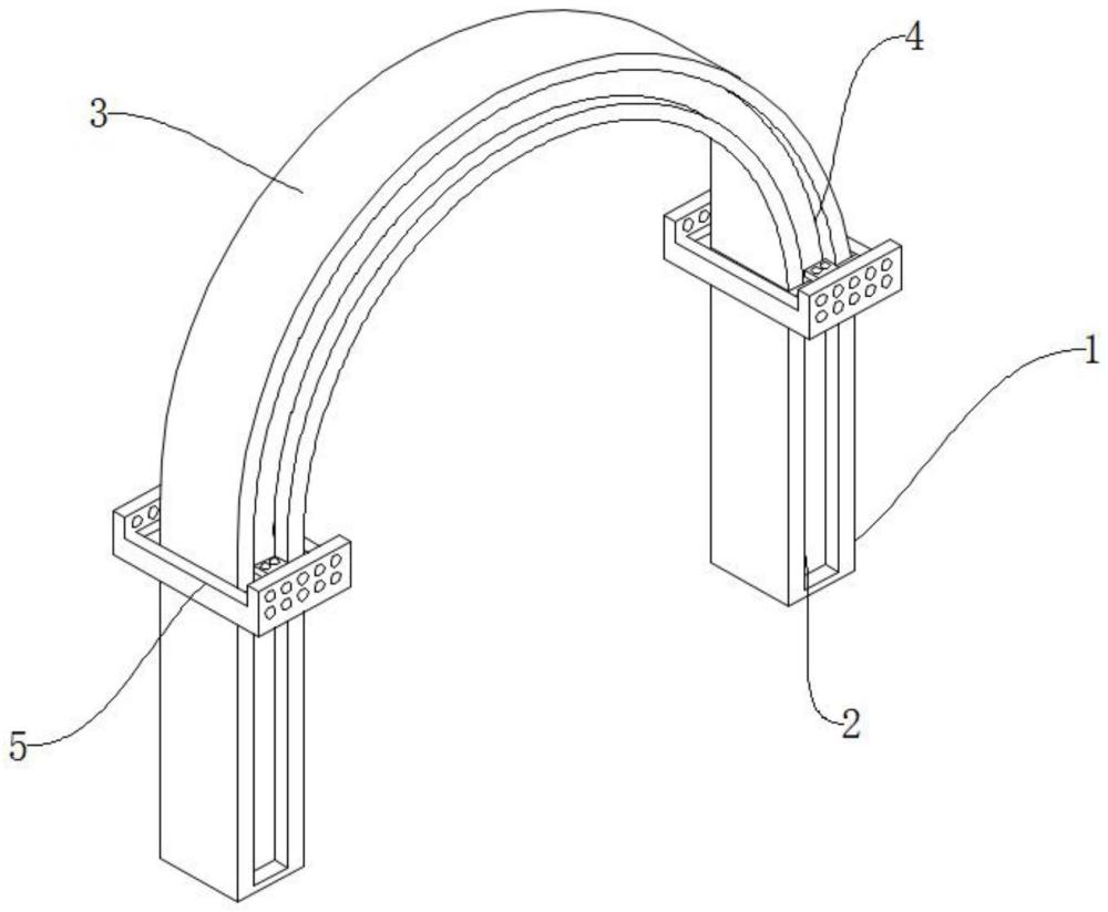 一种便于装拆的隧道拱顶临时支撑装置的制作方法