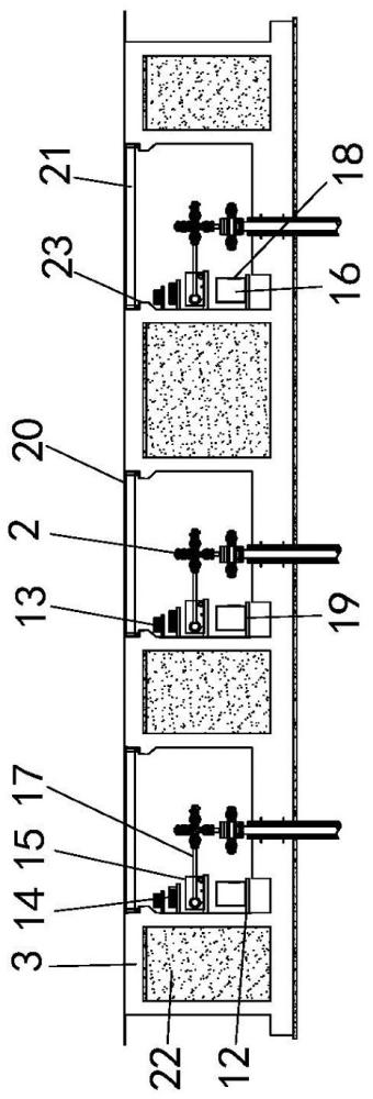 矩阵式集中井口采油的方法及采油井口槽与流程