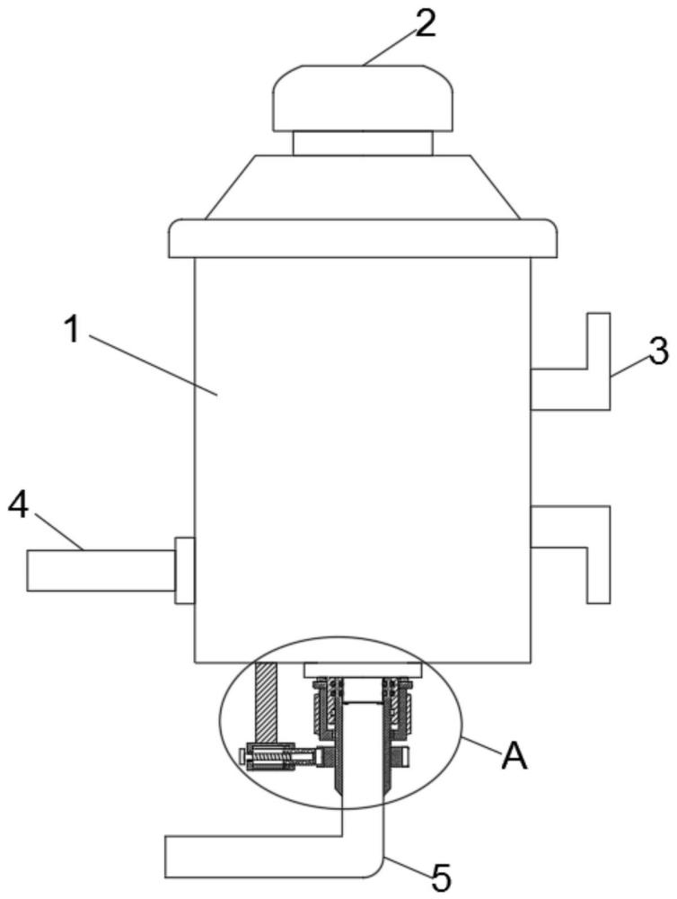 一种双回油管转向油罐的制作方法