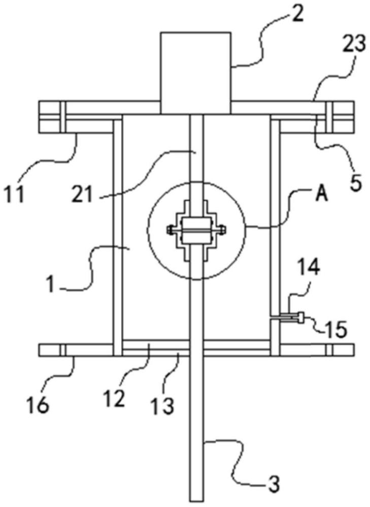 一种高塔造粒机的联轴器和电机的连接结构的制作方法