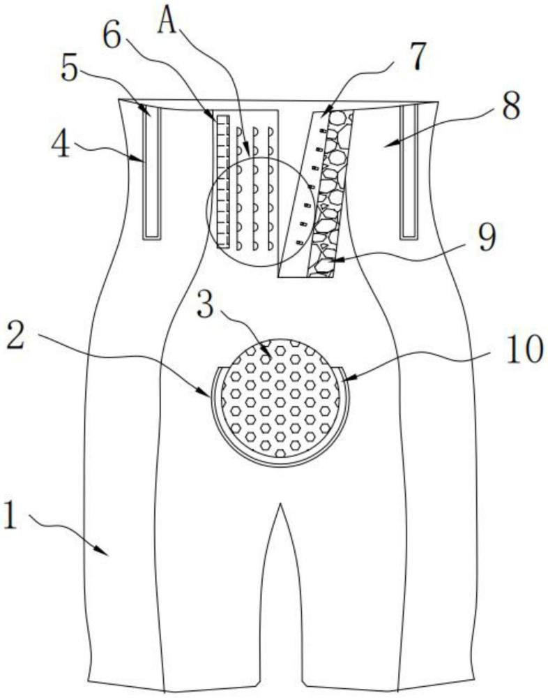 一种提臀防掉裆塑身裤的制作方法