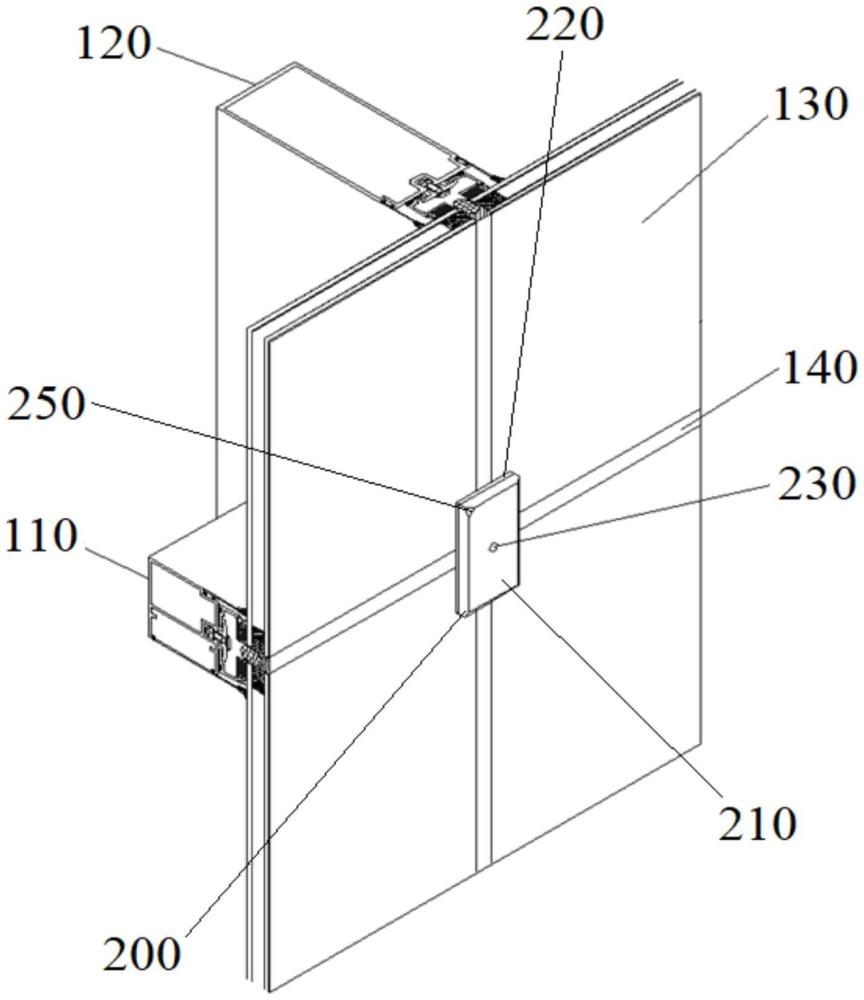 一种隐框玻璃幕墙固定结构的制作方法