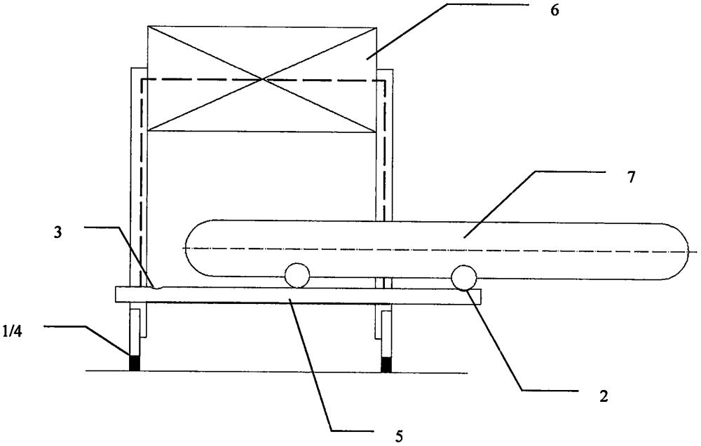一种组合移动式皮带布料机轨道定位装置的制作方法