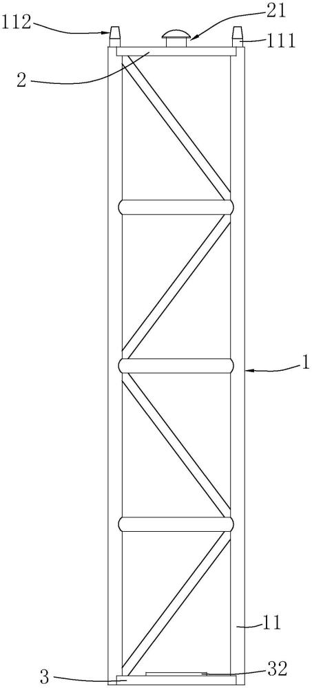 一种钢结构桁架高空拼装用支撑胎架的制作方法