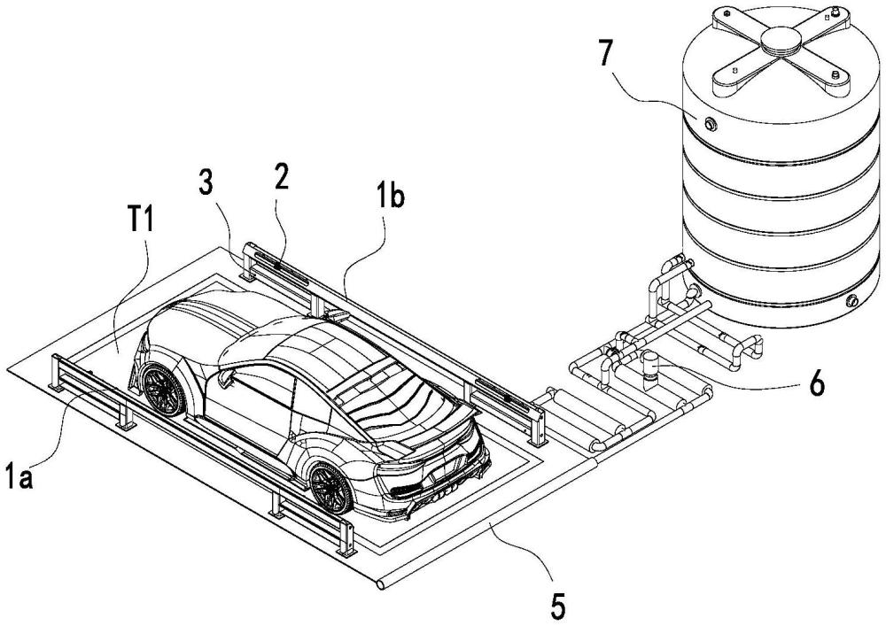 一种轮胎降温的停车位装置的制作方法