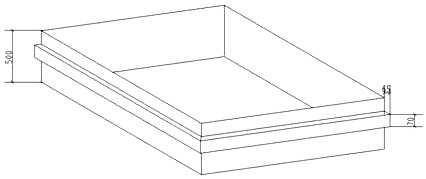 一种被动式建筑窗口预留凹槽模具的制作方法