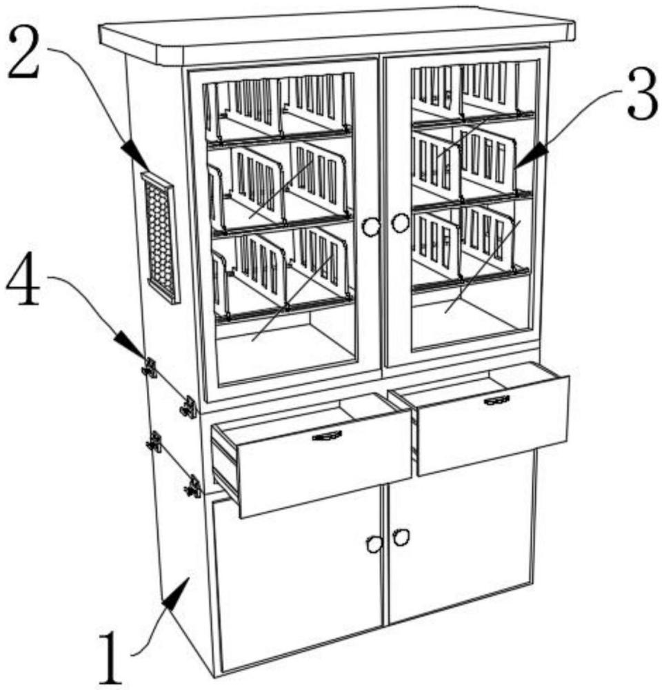 一种拼接式建筑档案管理用档案柜的制作方法