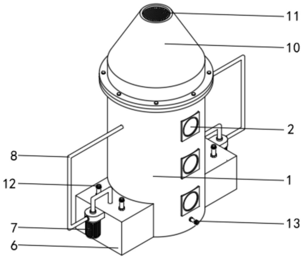 喷淋塔废气处理设备的制作方法