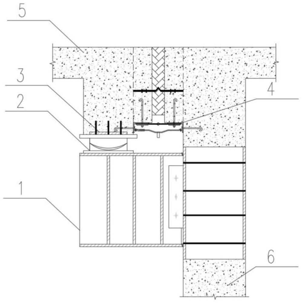 地下室顶板滑动变形缝结构及施工方法与流程