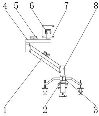 一种LED显示屏转动支架的制作方法