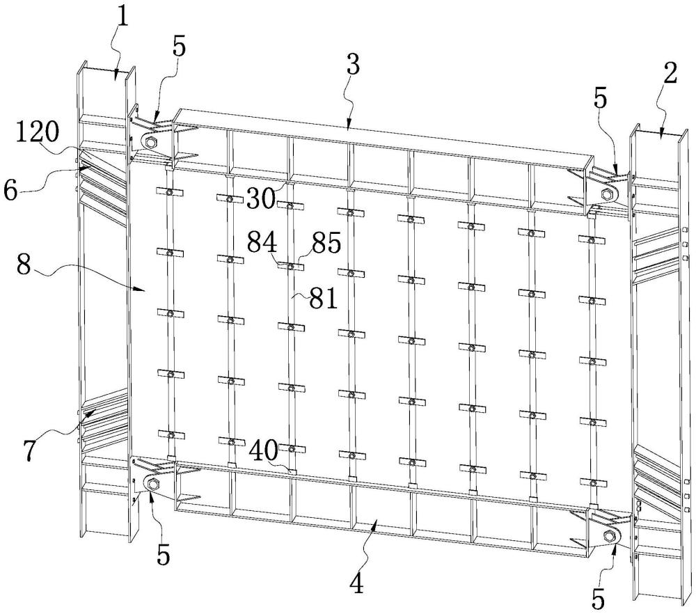 一种具有可更换耗能填充墙板的墙体结构的制作方法