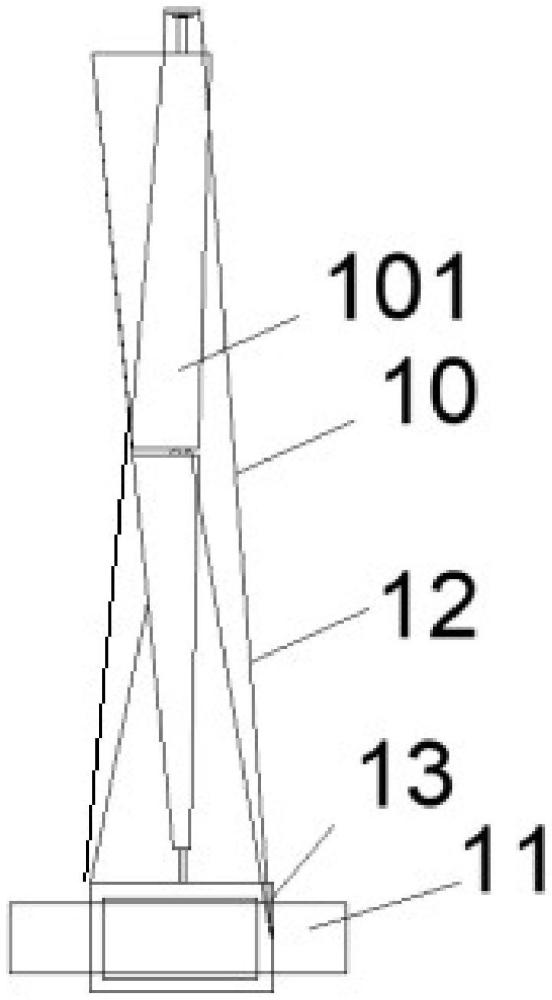 分段式钢索扶持型风力发电机叶片的制作方法