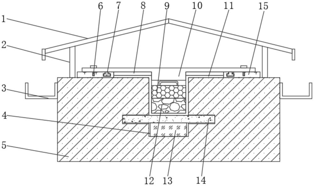 一种360°直立缝锁边屋面变形缝构造的制作方法