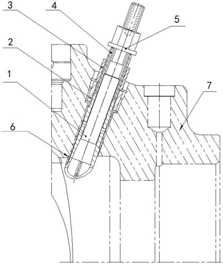 一种航空螺旋桨堵头衬套的分解装置的制作方法