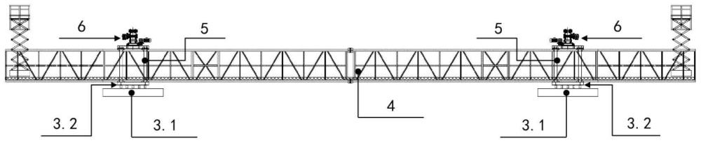 一种适用于开启桥的梁底检查车及其安装方法与流程