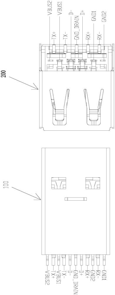 USB3.0母座及USB3.0连接器组件、电子产品的制作方法