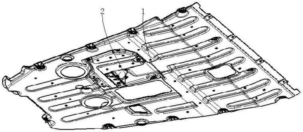 下护板结构及汽车的制作方法