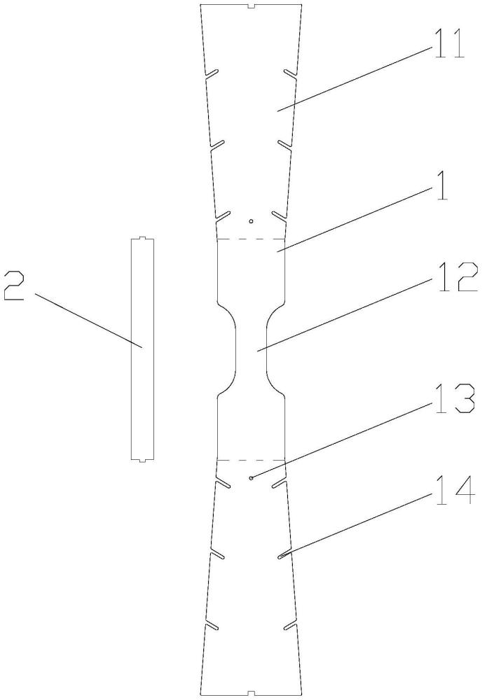 皮革展示架的组合结构的制作方法