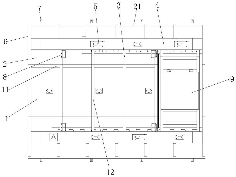 内燃机车电气室顶盖的制作方法