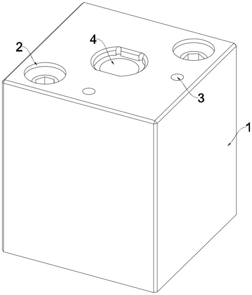 一种吸嘴清洗机的位置标定块的制作方法