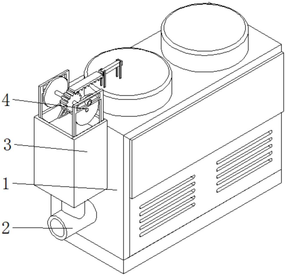一种快速更换冷却用水的水箱式冷水机的制作方法