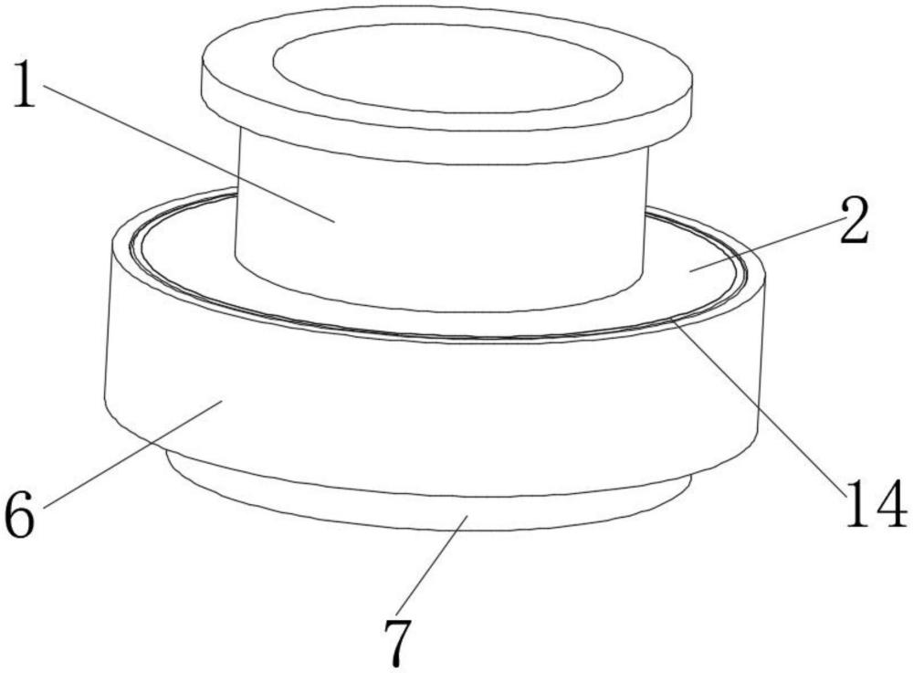 一种柔性连接的推式离合器分离轴承的制作方法
