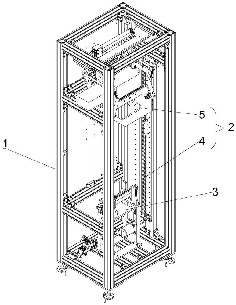 一种条盒商标纸垂直移载装置的制作方法