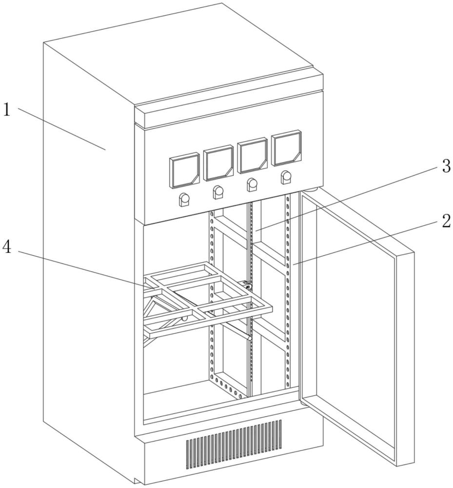 一种带有辅助安装结构的低压柜的制作方法