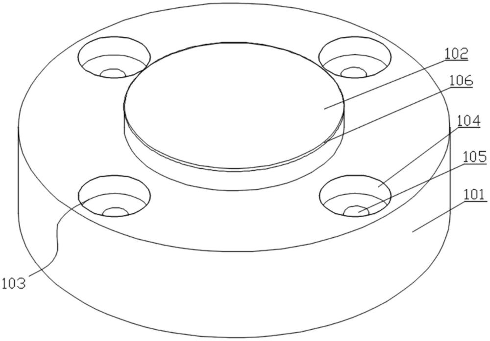 轴承压板检具结构的制作方法