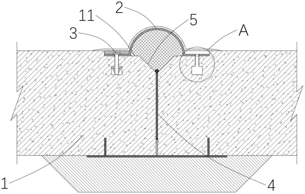 一种堤坝混凝土面板接缝防渗结构的制作方法