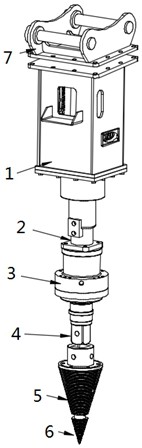 一种圆木液压劈裂机的制作方法