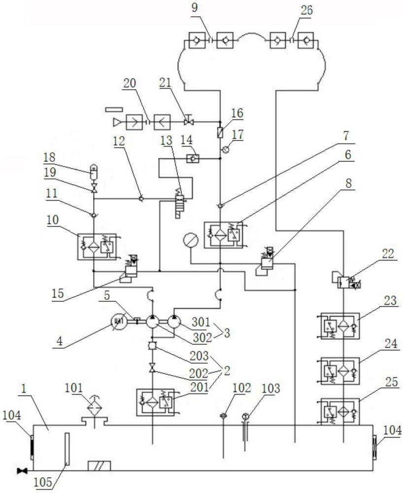 一种液压管路清洗系统及方法与流程