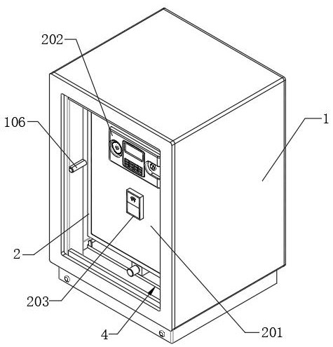 一种财务防盗保险柜的制作方法