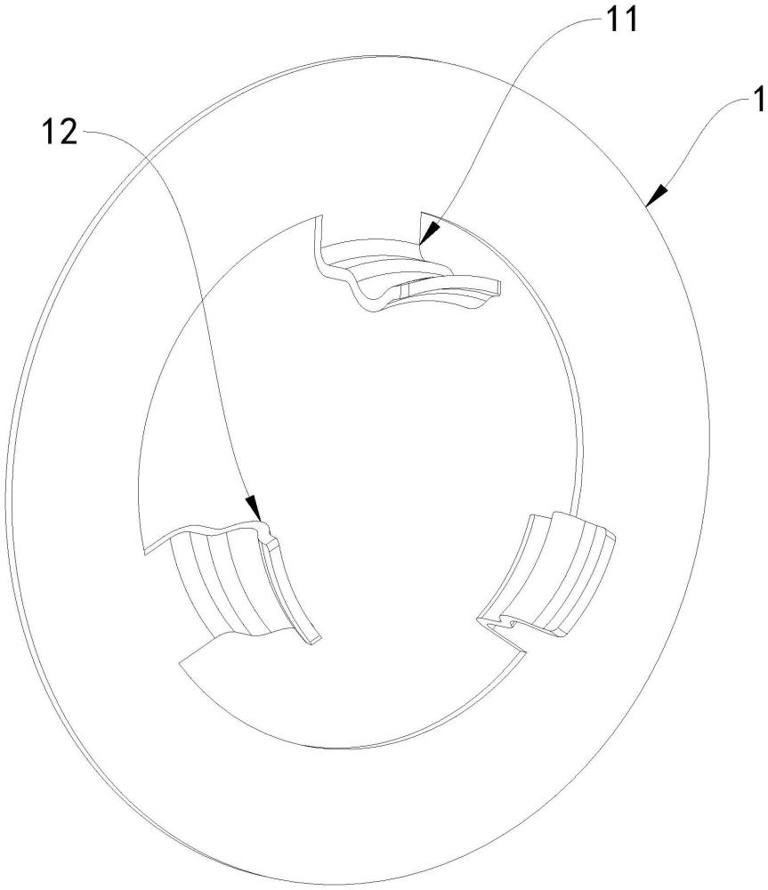 一种输纱器的三爪离合器结构的制作方法