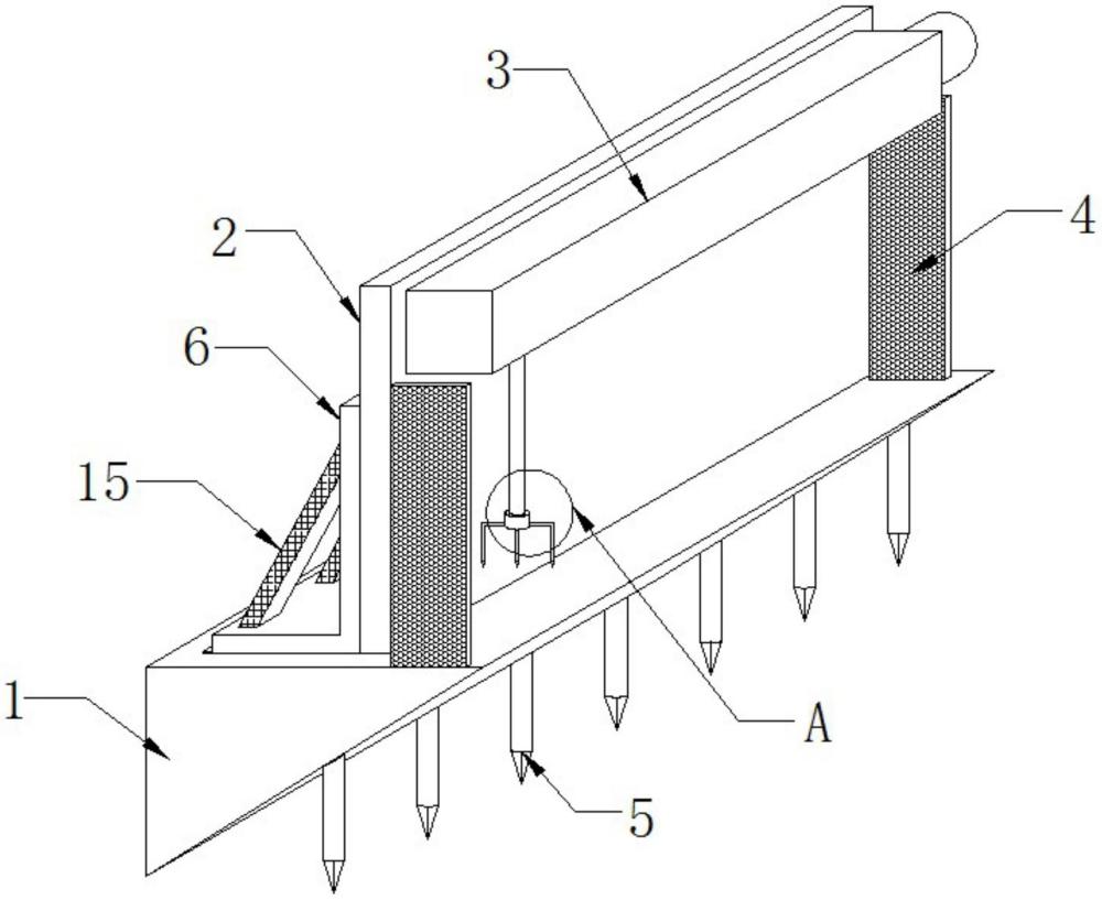 一种建筑工程施工用边坡支护机构的制作方法