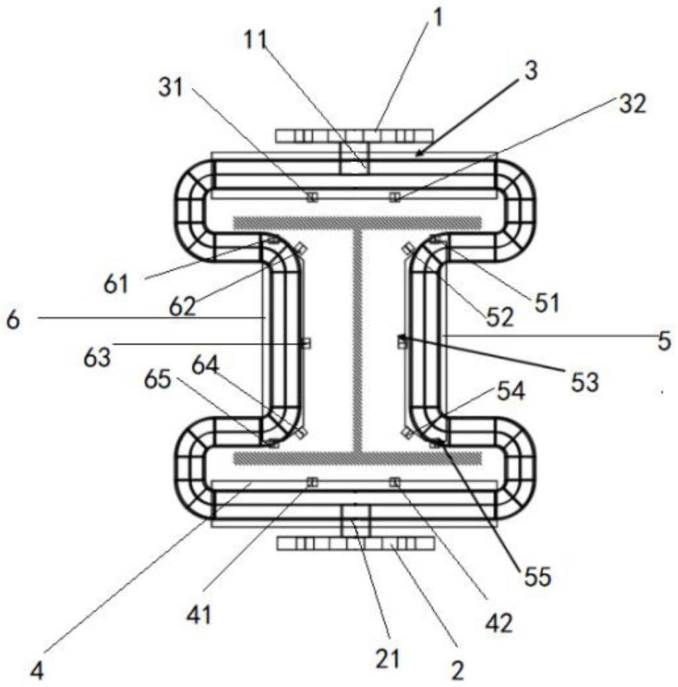 一种用于热轧H型钢的分级气雾冷却环的制作方法