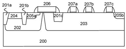 一种伪栅阵列DEMOS器件及其制作方法