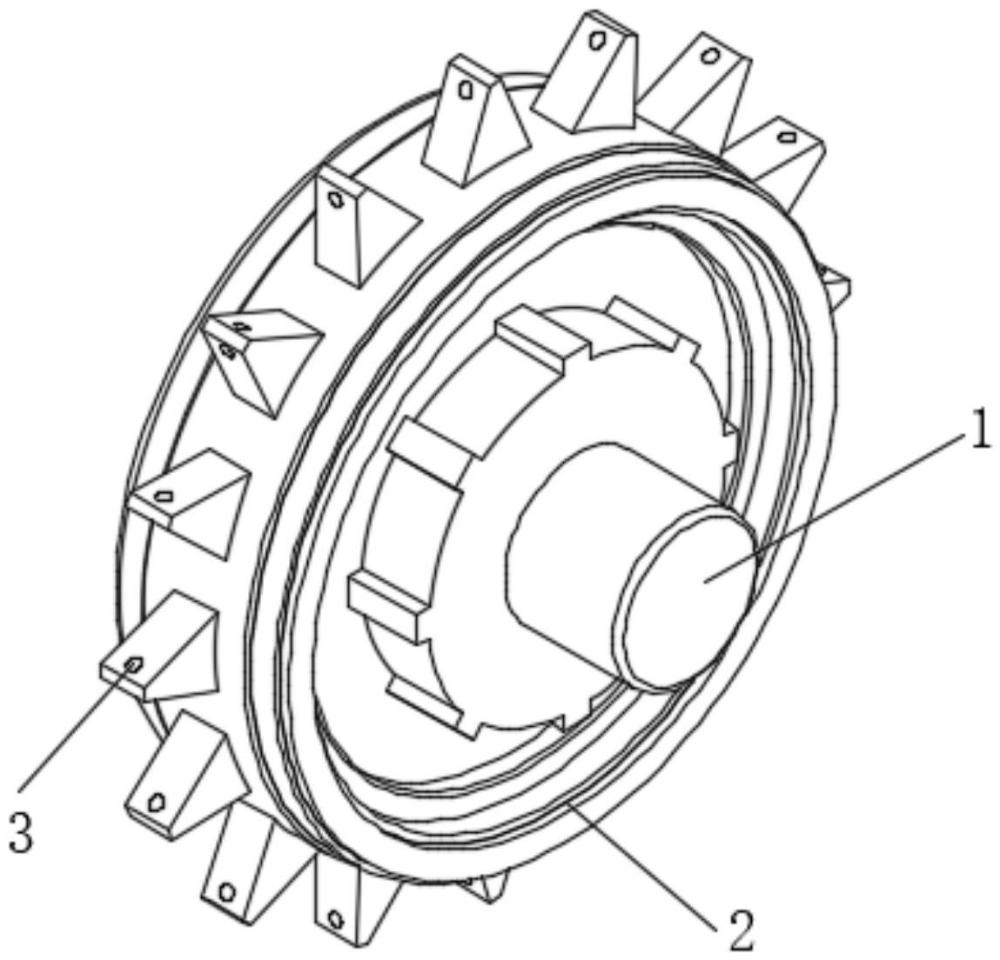 一种重型板式给矿机的头部托链轮的制作方法