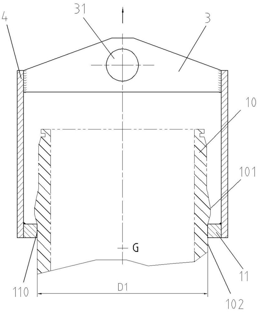 船用柴油机气缸套垂直起吊吊具的制作方法