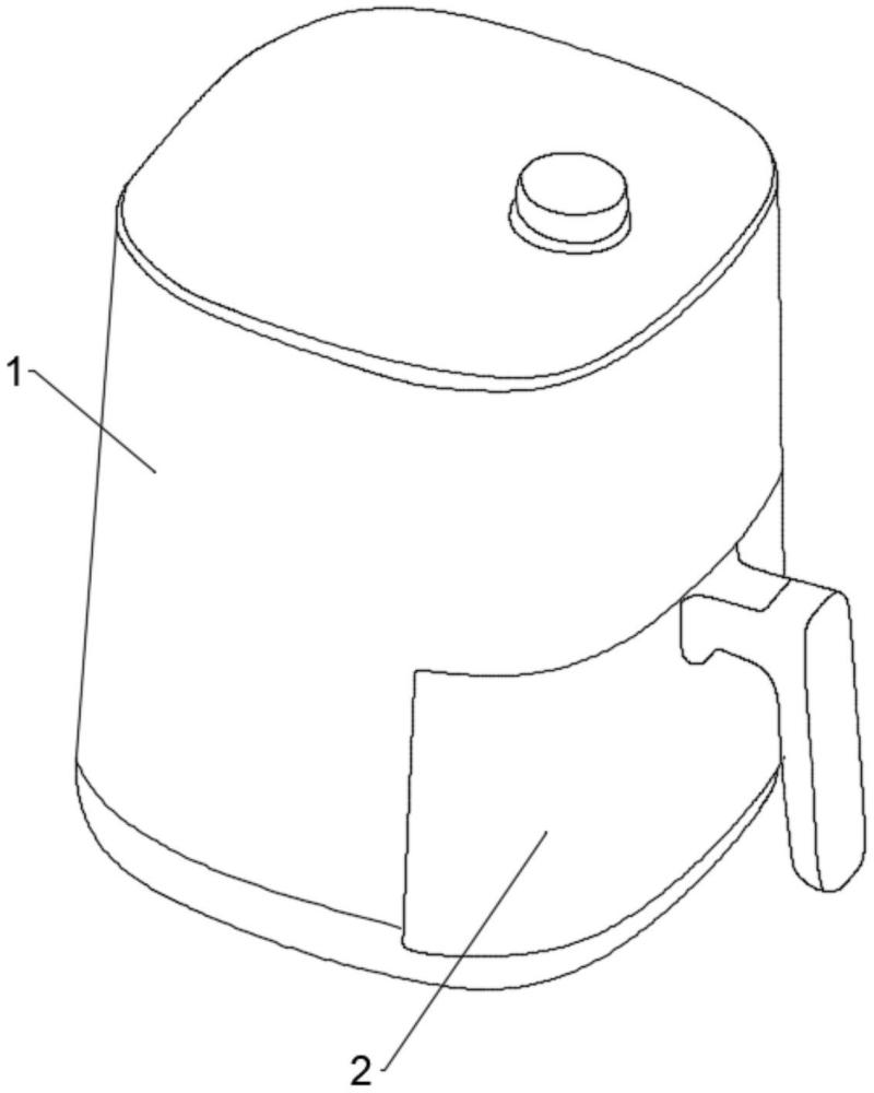 热风导流型空气炸锅的制作方法