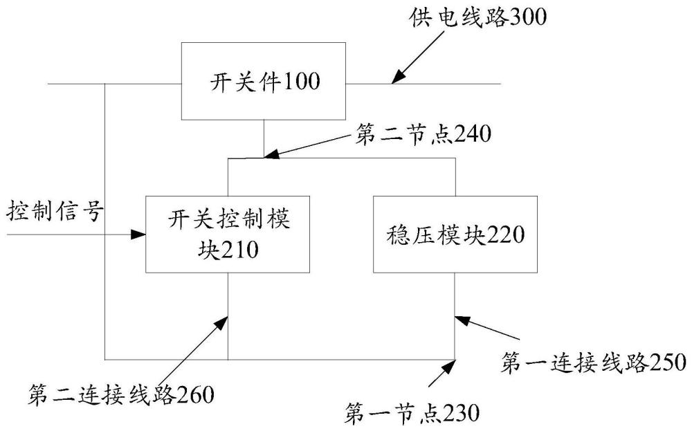 开关件的通断控制装置、电源控制装置及图像信号发生器的制作方法