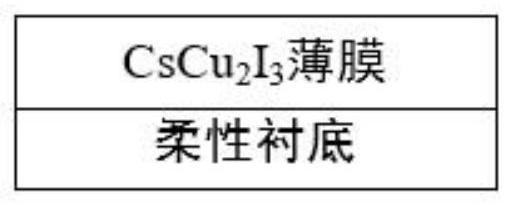 一种柔性非铅钙钛矿探测器及气体检测系统