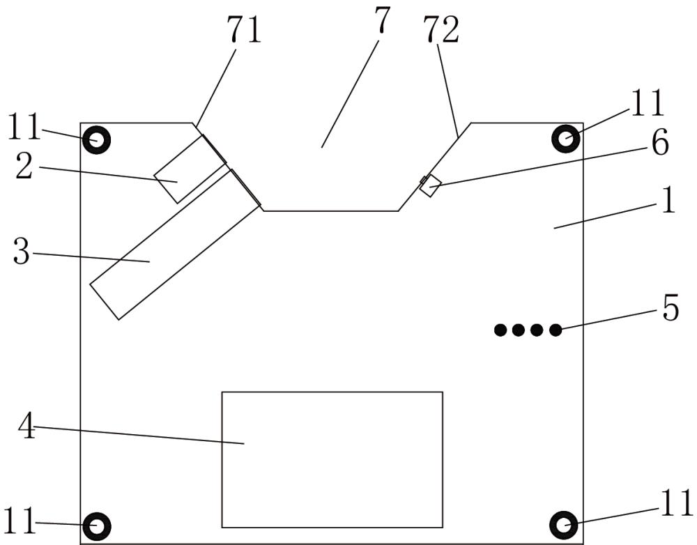 光纤吸顶式AP路由器主板结构的制作方法