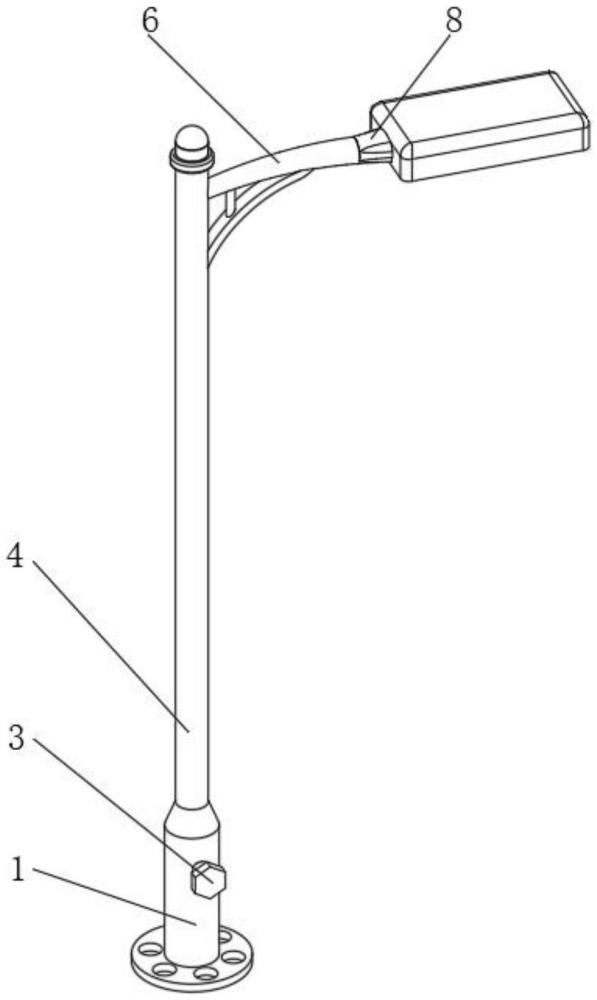 一种活动支架型太阳能路灯的制作方法