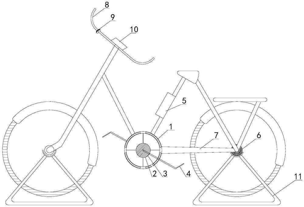 一种动感双模电动单车的制作方法
